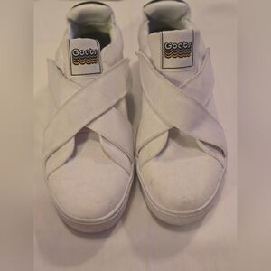 Goats White Canvas Sneakers